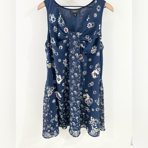 Jason Wu For Target Navy Daisy Dress Size Large - Picture 4 of 6